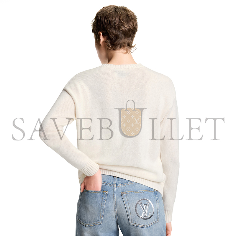 LOUIS VUITTON CURSIVE SIGNATURE WOOL PULLOVER 1AIQEP